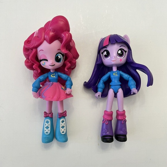 My Little Pony Equestria Girls Minis Pep Rally Twilight Sparkle Pinkie Pie Lot - Picture 1 of 7